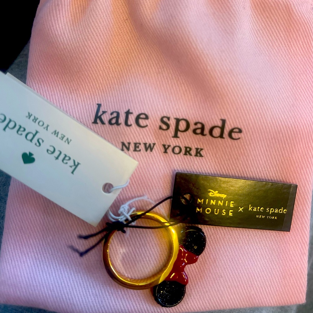 Kate Spade Minnie Mouse Ring size 8